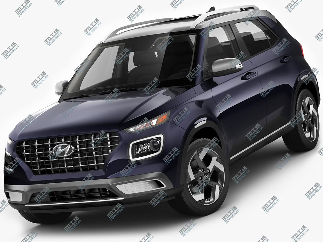 images/goods_img/2021040232/3D Hyundai Venue 2020 model/1.jpg